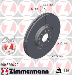 ZIMMERMANN Disc frana ZIMMERMANN COAT Z 600.3266. 20 (600.3266.20)