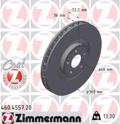 ZIMMERMANN Disc frana ZIMMERMANN COAT Z 460.4557. 20 (460.4557.20)