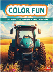 Trefl Traktorok és mezőgazdasági gépek kifestőkönyv - Trefl