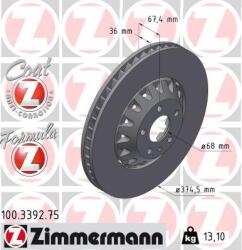 ZIMMERMANN Disc frana ZIMMERMANN FORMULA Z 100.3392. 75 (100.3392.75)
