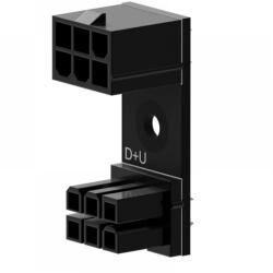 Singularitycomputers PCI Express 6 pin Nutriție Negru 3cm SC-A-PCIE6-DU (SC-A-PCIE6-DU)
