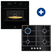 Electrolux EOD5F71Z Beépíthető sütő + Electrolux KGG64262K Beépíthető gázfőzőlap