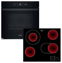 Whirlpool WOI4S8CM1SBA Beépíthető sütő + Whirlpool AKT 8190/BA Beépíthető kerámia főzőlap