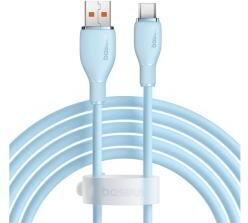 Baseus PUDDING adatkábel (USB - Type-C, 100W, gyorstöltő, 200cm) VILÁGOSKÉK