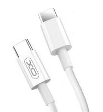 XO adatkábel (Type-C - Type-C, 40W, PD gyorstöltő, 100cm) FEHÉR