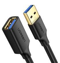 UGREEN adatkábel hosszabbító (USB 3.0 - USB 3.0, 150cm) FEKETE (172115)