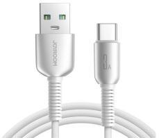 JOYROOM CUTTING-EDGE adatkábel (USB - Type-C, 3A, gyorstöltő, 120cm) SZÜRKE