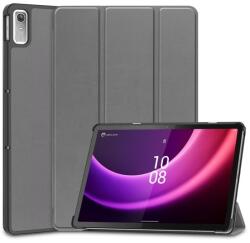 Gigapack Lenovo Tab P11 Gen2 (TB350) tok álló, bőr hatású (aktív flip, trifold asztali tartó funkció) szürke (GP-143460)