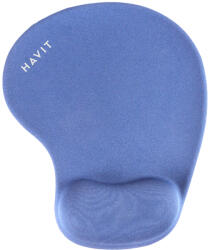 Havit - Sötétkék Játékhoz Használt Egérpad (MP802) Csúszásmentes Gumialapú, Szilikon Csuklótámasszal, Textil