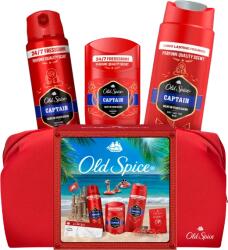 Old Spice Captain Ajándékszett Kozmetikai Táskában Stift Dezodorral, S