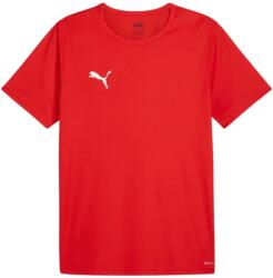 PUMA férfi rövid ujjú póló, piros, poliészter, focimeccs mintás, M INTL (K15648/M)
