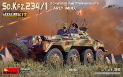 MiniArt Models 1/35 Sd. Kfz. 234/1 Schwerer Panzerspahwagen páncélautó modell korai változat (MI35410)