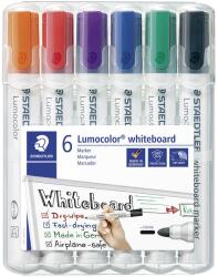 STAEDTLER Lumocolor® 351 B táblamarker készlet, 2-5 mm, 6 szín (TS351BWP6)