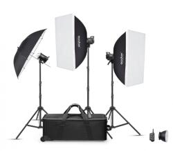 Godox Kis méretű stúdió"-Godox MS300IIV -D vakuszett (3 x 300Ws) - LED modellfénnyel