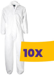 Portwest ST11 PP overál fehér 10db (ST11WHRM)