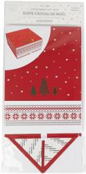 CMP karácsonyi díszdoboz 25×25×12 cm
