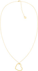 Tommy Hilfiger Colier placat cu aur decent cu inimioară Minimal Hearts 2780757