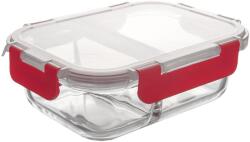 ORION osztott sütőedény 21×16×7 cm, boroszil. üveg/UH fedővel (129228)