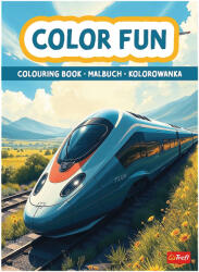 Trefl Vonatok és repülők kifestőkönyv - Trefl