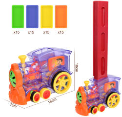  Dominó vonat Átlátszó