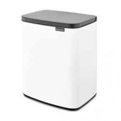 Brabantia Cos de rufe Brabantia Bo Small 1006633, 12 L, Deschidere silentioasa si lina, Baza antiderapanta, Alb (1006633) Cos de gunoi