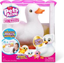 ZURU Jucărie interactivă Zuru Pets Alive - Rață-mamă cu rățușe mici (473096)
