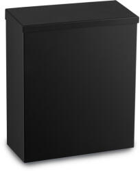  Falra szerelhető Fekete rozsdamentes acél szemetes fedéllel, 7 literes (DA503XSZADDM0911BC)