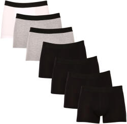 Nedeto 7PACK Férfi boxeralsó Nedeto többszínű (7NDTB1002) L - pepita