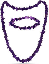  Nugget Szett Marokkói Ametiszttel ( Nyaklánc+Karkötő ), Y61888