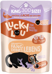 Lucky Lou 2x300g Lucky Lou Adult Szárnyas & lazac nedves macskaeledel