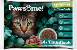  Pawsome 8x85g Pawsome Adult Cat Tonhal nedves macskatáp