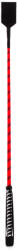 Devil Sticks Nylon Stick with Neon Strip & Goat Kid Leather Handle Nubuck Leather Top 71cm Red