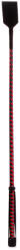 Devil Sticks Leather Stick with Neon Strip & Nubuck Leather Top 72cm Red