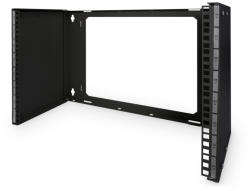 ASSMANN DN-19 PB-8U-SW 4U Falra szerelhető Fekete (DN-19 PB-8U-SW)