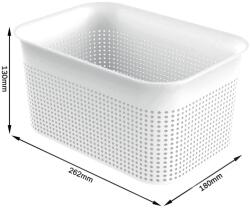 Rotho Brisen műanyag tároló doboz 4, 5 liter fehér (1023701100) (Rotho1023701100) (Rotho1023701100)