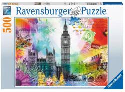 Ravensburger Puzzle 500 db - Üdvözlet Londonból Ajánlott 10-99 éves korig unisex [Cikkszám 03756]