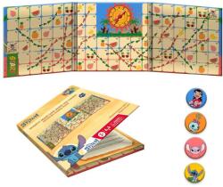 Luna Luna: Mágneses összecsukható Kígyók és létrák társasjáték Disney Stitch szereplőkkel