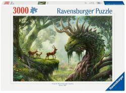Ravensburger Puzzle 3000 db - Erdei sárkány Ajánlott 10-99 éves korig unisex [Cikkszám 12890]
