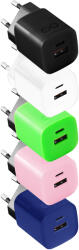 CUBE 33W gyorstöltő, 2xUSB A+C, színes mix (ACCEXCCUBE1UPD33MIX)