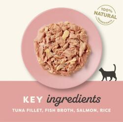 Applaws tasakos eleldel macskáknak tonhallal és lazaccal, levesben 70 g