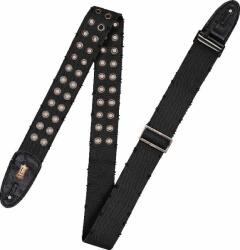 Levy's Worn & Torn Black Curea de chitară (MC8TWEY-BLK)