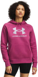 Under Armour Hanorac pentru femei Rival Fleece Shimmer Hoodie Fuchsia Dusk XS
