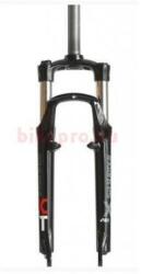 SR Suntour Suntour XCT-P 26-os MTB teleszkóp 1 colos menetes nyakkal (25, 4 x 230 mm), 100 mm rugóút, fekete