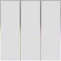 Avatto Érintéses ZigBee fénykapcsoló Avatto TS60-EU-W3 Triple TUYA (fehér) (ZTS60-EU-W3) - blacktip