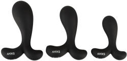 Anos - set dopuri anale pentru antrenament - silicon negru (50052560000) Vibrator