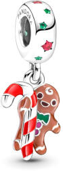 Pandora Moments Mézeskalács figura ezüst függő charm - 799637C01 (799637C01)