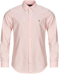 Ralph Lauren Cămăsi mânecă lungă Bărbați CHEMISE COUPE DROITE EN OXFORD Polo Ralph Lauren portocaliu EU XXL