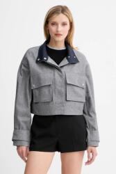 BOSS gyapjú kabát - szürke 36 - answear - 119 990 Ft