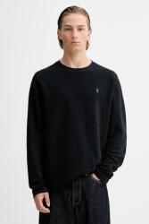 AllSaints pamut hosszúujjú ROWE - fekete XS