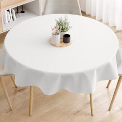 Pucioasa Fata de masa teflonata din bumbac, rotunda cu diametru 140cm, alba Fata de masa